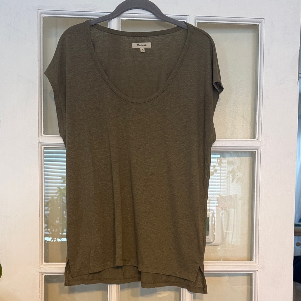 Madewell Khaki Short Sleeve Tee